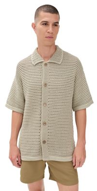 Orlebar Brown Thomas Shirt Light Herbal Green L