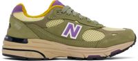 New Balance Baskets 993 vert et jaune - Made in USA