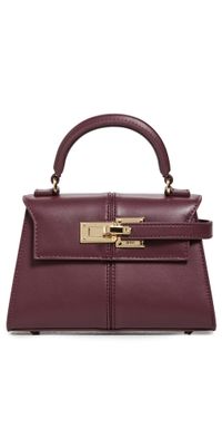 JW PEI Elise Top Handle Bag Deep Burgundy One Size