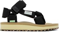 SUICOKE Sandales DEPA-2Cab noir et beige