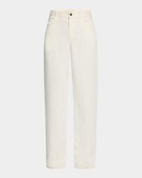 Eglitta Straight-Leg Linen Jeans
