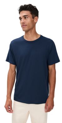 Marine Layer Signature Crew Tee True Navy L