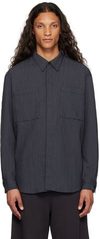 VEIN Gray Button Shirt