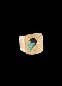 Hipanema - Bague ajustable en laiton - Taille Unique - Doré