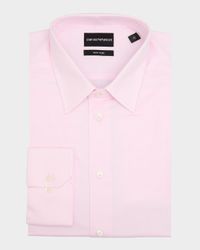 Men's Cotton Micro-Dot Dress Shirt