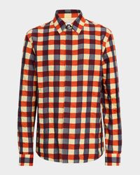 Men's Macro-Gingham Sport Shirt