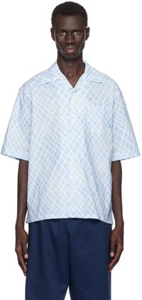 Marni Blue & White Check Shirt