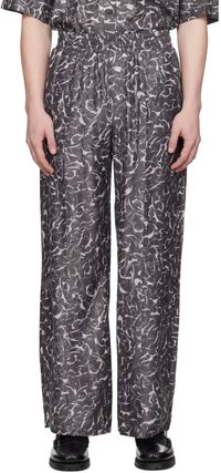 Han Kjobenhavn Gray Printed Trousers