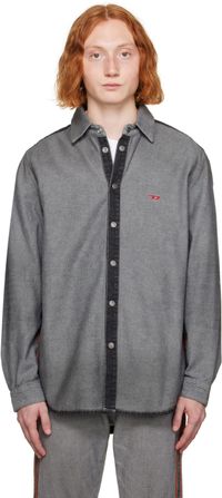 Diesel Chemise Simply-Sp1 noire en denim