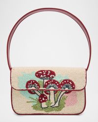 Tommy Beaded Rayon Shoulder Bag