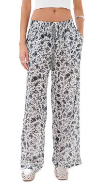Ulla Johnson Azra Wide Leg Pants Coverup White Gardenia XL
