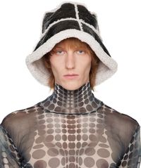 Jean Paul Gaultier Black 'The Laminated' Bucket Hat