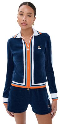 Casablanca Velour Jacket Navy M