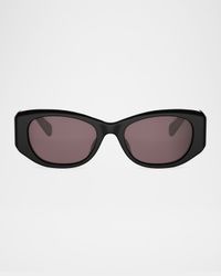Celine 3 Dots Acetate Rectangular Sunglasses