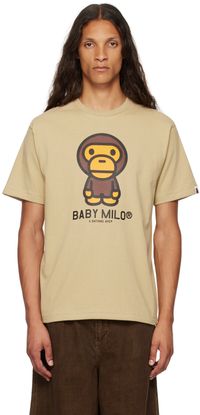 BAPE Beige Baby Milo T-Shirt