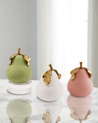 Macaroon Pears, Set of 3