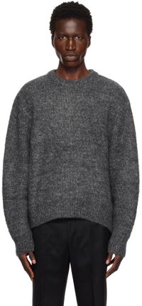 WOOYOUNGMI Gray Hairy Sweater