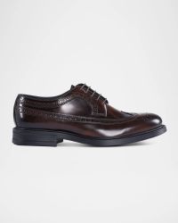 Men's Maxwell Wingtip Brogue Leather Derby Shoes