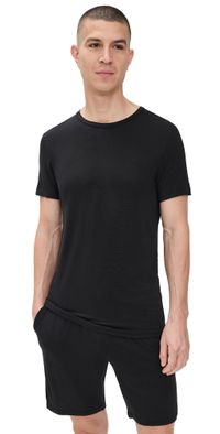 Calvin Klein Underwear Ultra Soft Modal Sleep Crew Neck T-Shirt Black M