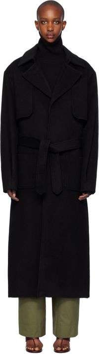 La Collection Black Karin Coat