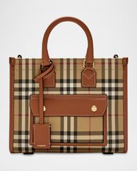 Freya Check Small Tote Bag