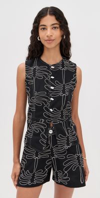 Palmacea Nina Shirt Praia Black Praia Black L