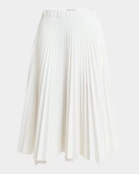 Pleated Midi Skirt