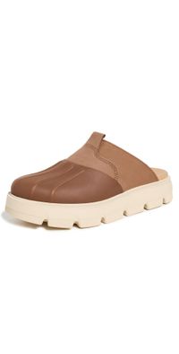 Sorel Rein CB Clogs Velvet Tan/Bleached Ceramic 6