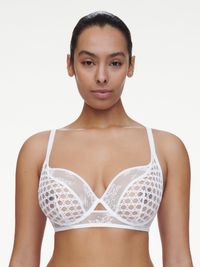Chantelle Pulp - Soutien-gorge emboîtant en dentelle - Taille 115E - Blanc