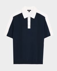 Men's Pentel Color-Block Knit Polo Shirt