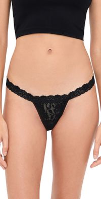 Hanky Panky Vday Matchbook G-String Black One Size