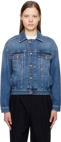 Loulou de Saison Blue Dave Denim Jacket