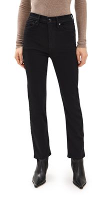 rag & bone Flexi Wren High Rise Ankle Slim Jeans Black 29
