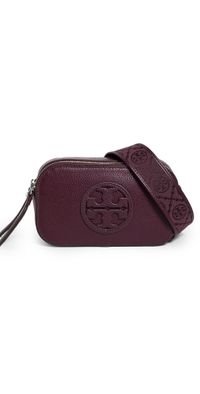 Tory Burch Miller Mini Crossbody Bag Dark Carmine One Size