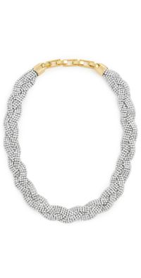 Clare V. Fete Collar Necklace Clear One Size