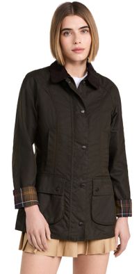 Barbour Barbour Classic Beadnell Wax Jacket Olive 4