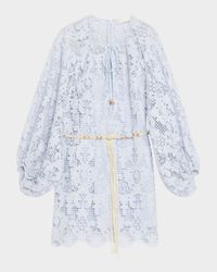 Coco Lace Tunic Mini Dress