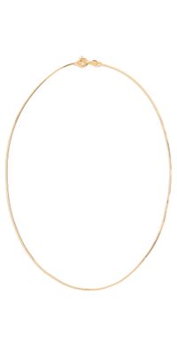 Alexa Leigh Mini Snake Necklace Gold One Size