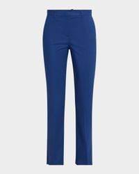 Cotton Couture Cropped Slim Trousers