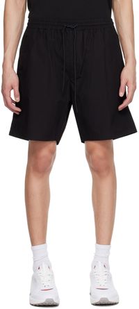 Hugo Black Drawstring Shorts