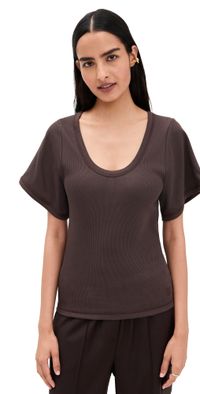 By Malene Birger Lunai Tee Warm Brown XS