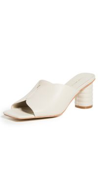Intentionally Blank Kamika Slide Heels Cream 10