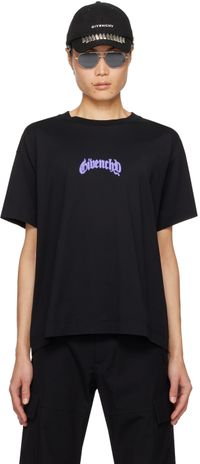 Givenchy Black Bonded T-Shirt