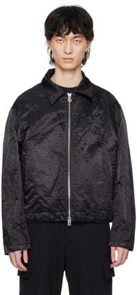 Solid Homme Black Extension Jacket