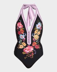 Baccara Halter One-Piece Swimsuit