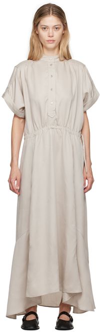 Isabel Marant Etoile Taupe Valencia Maxi Dress