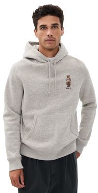 Polo Ralph Lauren Fleece Heritage Bear Hoodie FA25 Loft Heather Hrtg Bear XXL