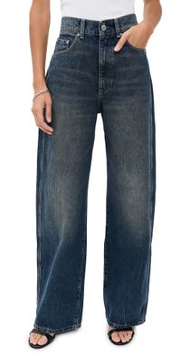 DL1961 Taylor Relaxed Barrel High Rise Jeans Tinted Dark (Original '61) 24