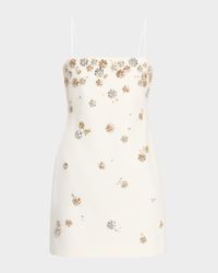Samia Tumbling Flowers Mini Dress