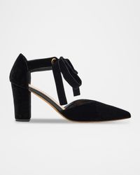 Corinna Velvet Bow Pumps